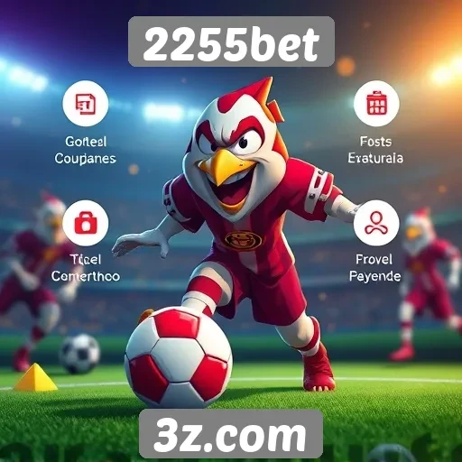 Funcionalidades destacadas do site 2255bet